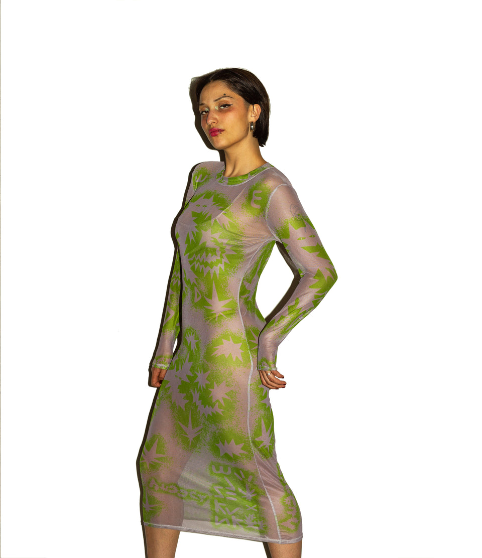 maxivestido skunk