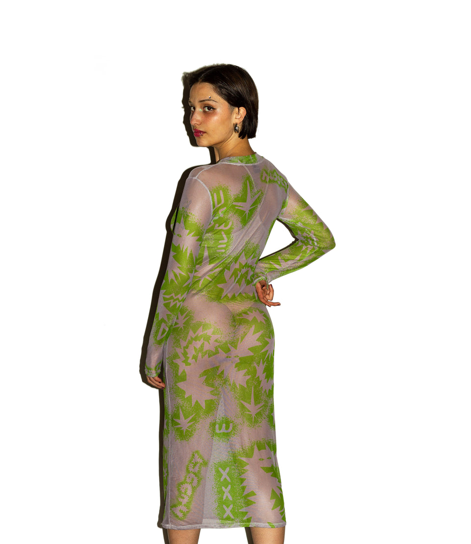 maxivestido skunk